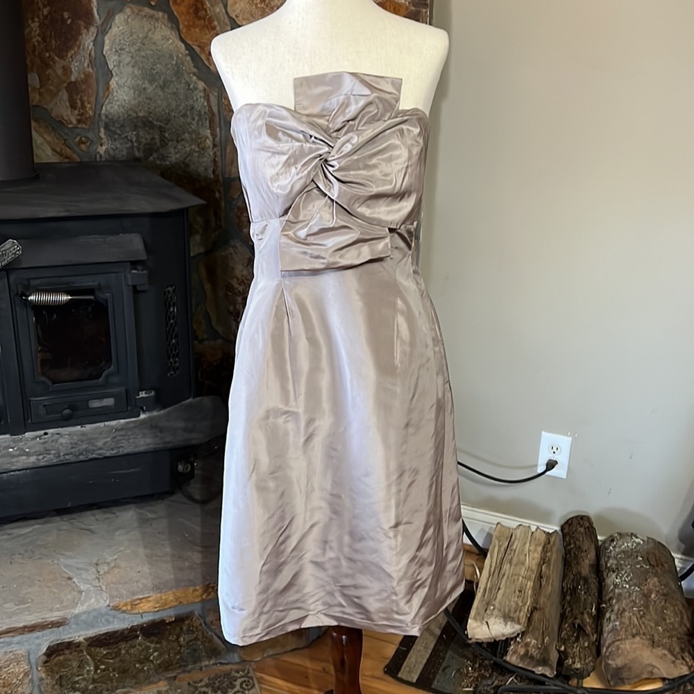 J. Crew Bow Monde Strapless Dress